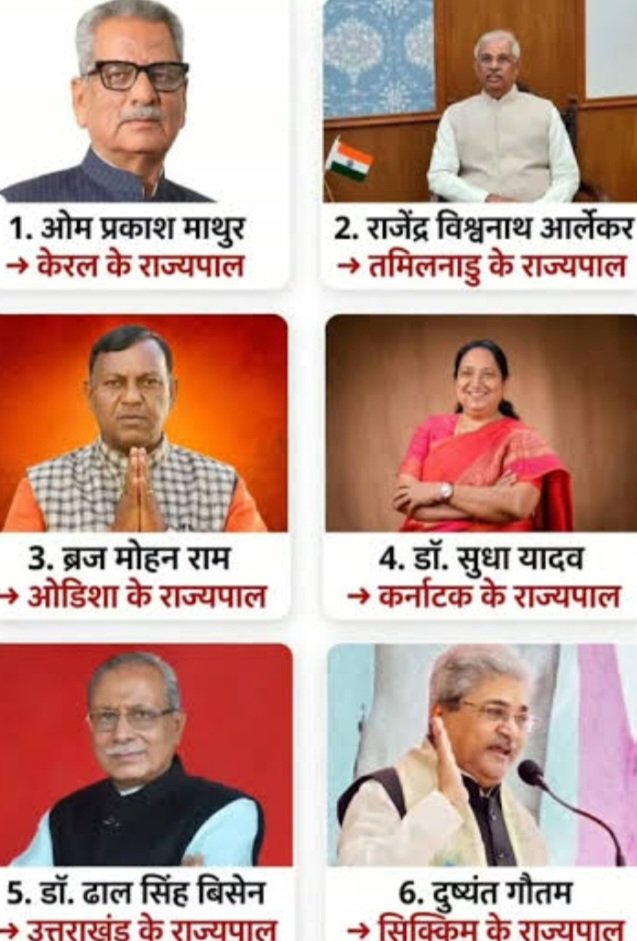 President Appoints Six New Governors