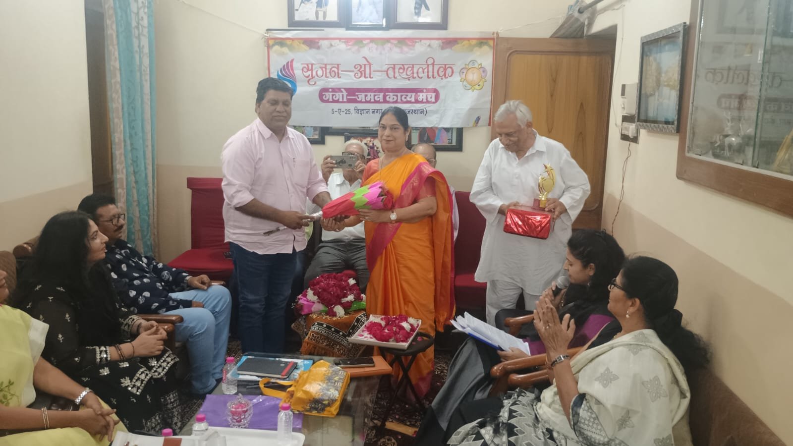 Kota Poets Dr Krishna Kumari ‘Kamsin’ and Shama ‘Firoz’ Honoured at Literary Meet