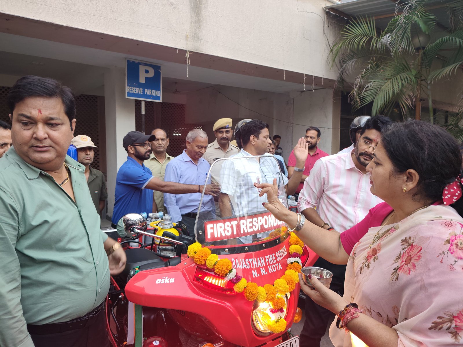 Kota Municipal Corporation Adds Two Fire Bikes to Firefighting Fleet
