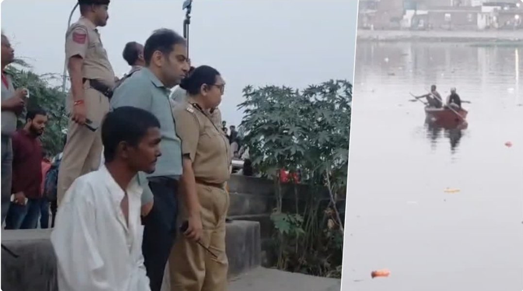 A major accident occurred during Durga idol immersion